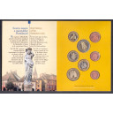 ROMANIA 2004 serie completa 8 monete coin collection prova 